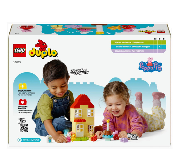 LEGO DUPLO IP 2 2024 PINK 10433 Urodzinowy domek Peppy - 1248402 - zdjęcie 3